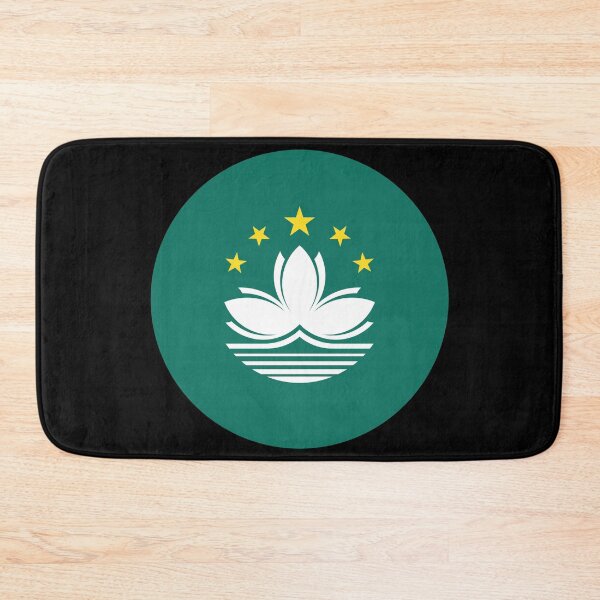 Item preview, Macau Round Flag Lotus Flower Heritage designed and sold by NTGUILTY.