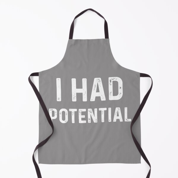 Item preview, I Had Potential, Retro Physics Joke, Vintage Style designed and sold by artprintschabab.