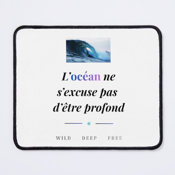 Item preview, The ocean makes no apologies for being deep - Inspirational Quote designed and sold by DIAMVERA.