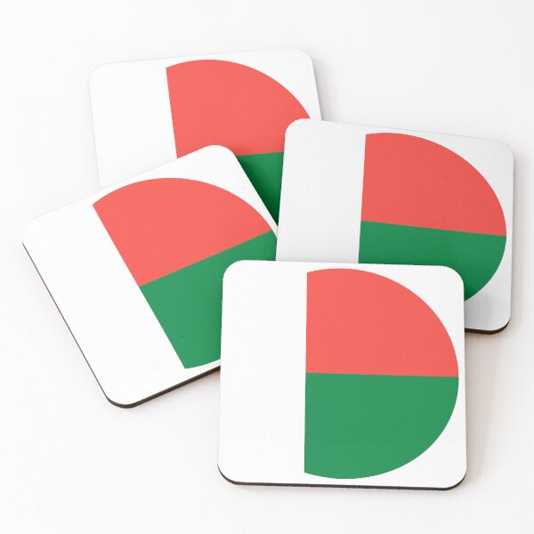 Item preview, Madagascar Round Flag Malagasy Patriotic Heritage designed and sold by NTGUILTY.