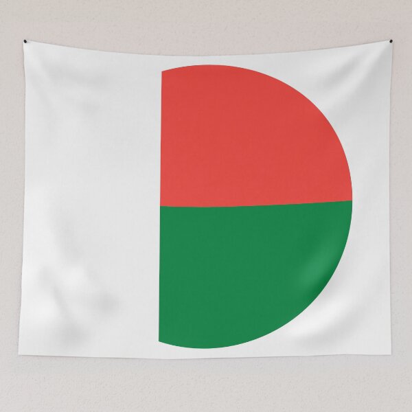 Item preview, Madagascar Round Flag Malagasy Patriotic Heritage designed and sold by NTGUILTY.