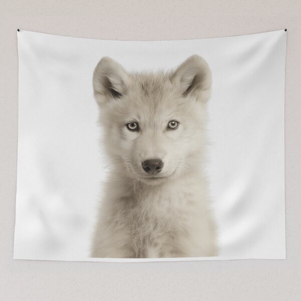 Item preview, Adorable Baby Arctic Wolf for Cute Arctic Wolf lovers designed and sold by LazyOwlStore.