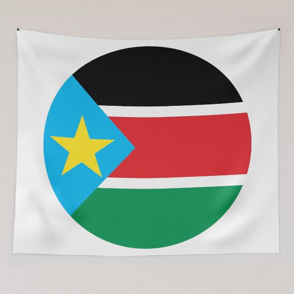 Item preview, South Sudan Round Flag African Heritage designed and sold by NTGUILTY.