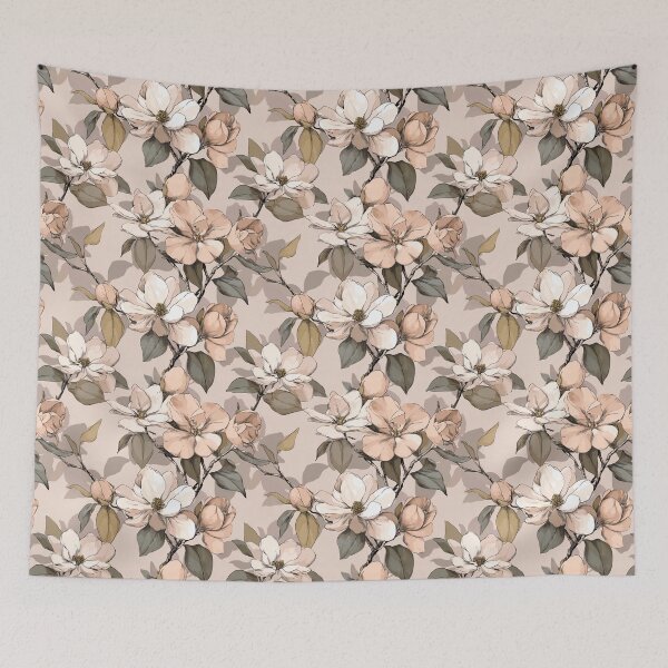 Item preview, Graceful Gardenias Texture - Flower Floral Pattern  - Birthday Gifts For Her designed and sold by RoyalStarsPatts.