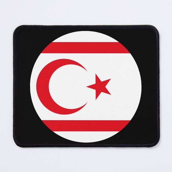 Item preview, Northern Cyprus Round Flag TRNC Heritage designed and sold by NTGUILTY.