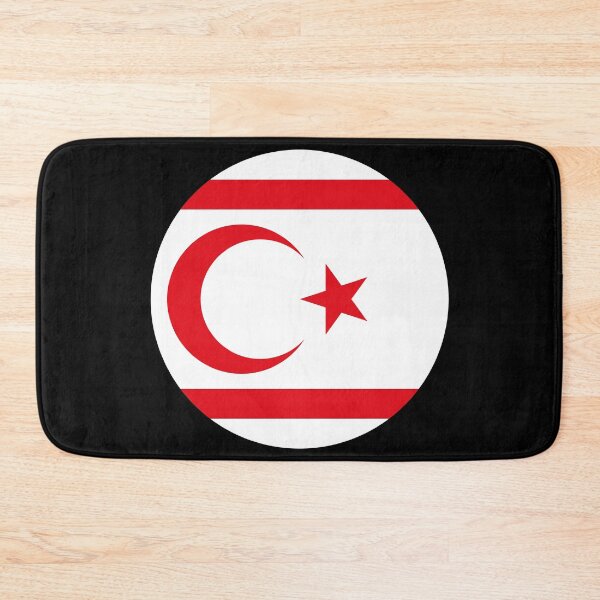 Item preview, Northern Cyprus Round Flag TRNC Heritage designed and sold by NTGUILTY.