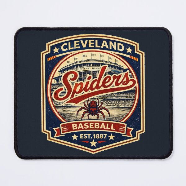 Item preview, Defunct - Cleveland Spiders Vintage Baseball Badge Dark Retro Gothic Shirt designed and sold by GhostDawgs.