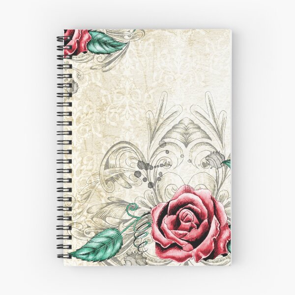 Item preview, Vintage Rose Floral Damask Romantic Illustration designed and sold by LCWaterworth.