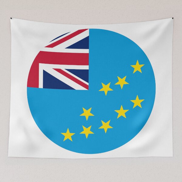 Item preview, Tuvalu Round Flag Polynesian Island Heritage designed and sold by NTGUILTY.