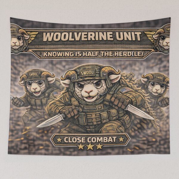 Item preview, Woolverine Unit – Sheep-I Joe Close Combat Parody designed and sold by Thpoar.