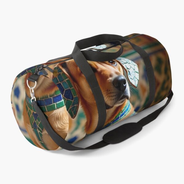 Item preview, Moroccan Mosaic Dog Portrait with Lantern Art designed and sold by Hafcishop.