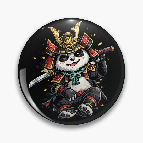Item preview, Samurai Panda Warrior – Cute Japanese Cartoon designed and sold by UnicornDreamers.