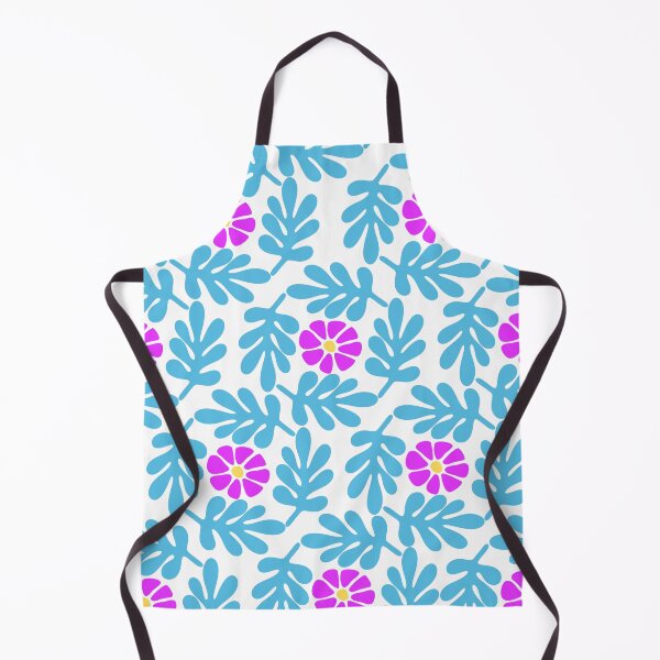 Item preview, Matisse Abstract Floral Pattern Blue and Pink designed and sold by Atlasoloji.