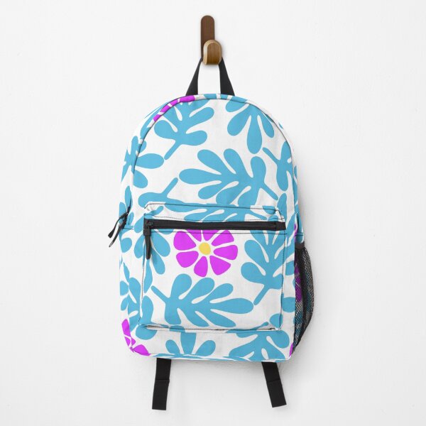 Item preview, Matisse Abstract Floral Pattern Blue and Pink designed and sold by Atlasoloji.