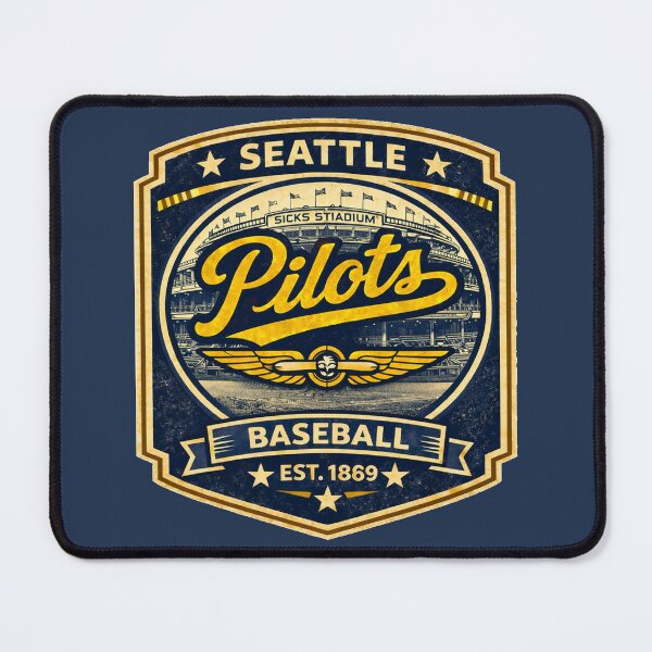 Item preview, Defunct - Seattle Pilots Vintage Baseball Badge Retro 1969 Classic Shirt designed and sold by GhostDawgs.