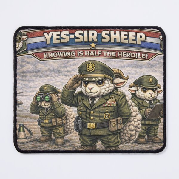 Item preview, Yes-Sir Sheep – Sheep-I Joe Command Officer Parody designed and sold by Thpoar.