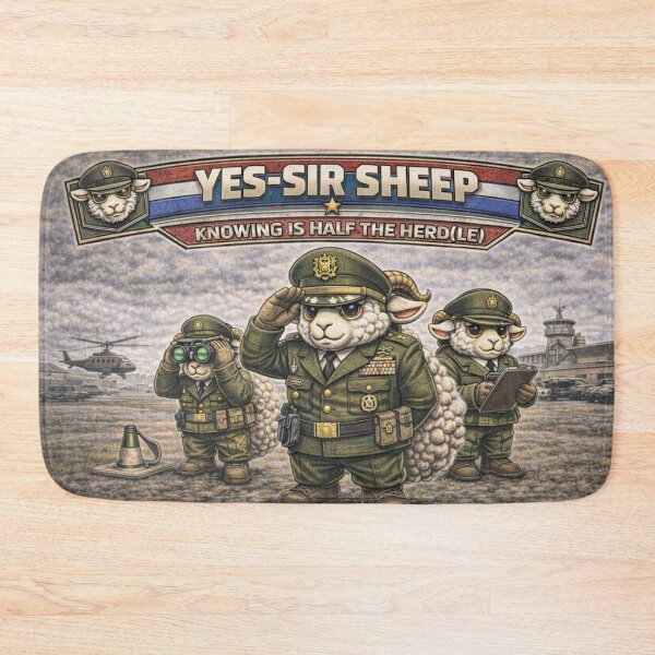 Item preview, Yes-Sir Sheep – Sheep-I Joe Command Officer Parody designed and sold by Thpoar.