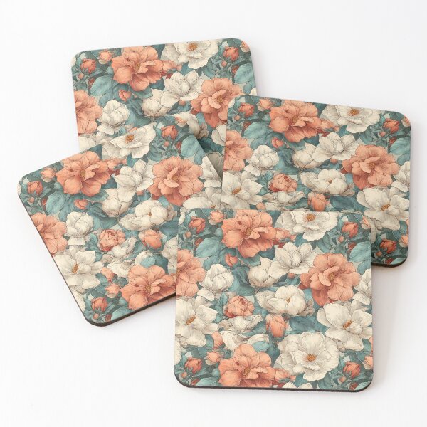 Item preview, Exotic Gardenias Print  - Botanical Garden Pattern  - Bridal Shower Gifts designed and sold by RoyalStarsPatts.