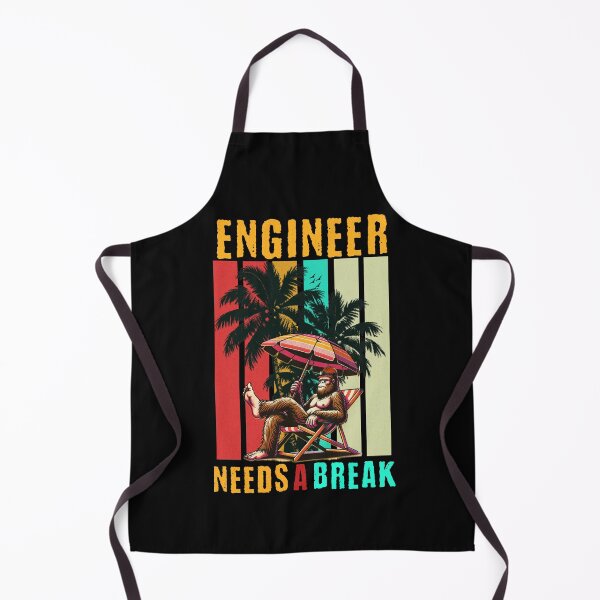 Item preview, Engineer Needs A Break Funny Construction Monkey Beach Retro Vintage T-Shirt designed and sold by Negisandeep studio.