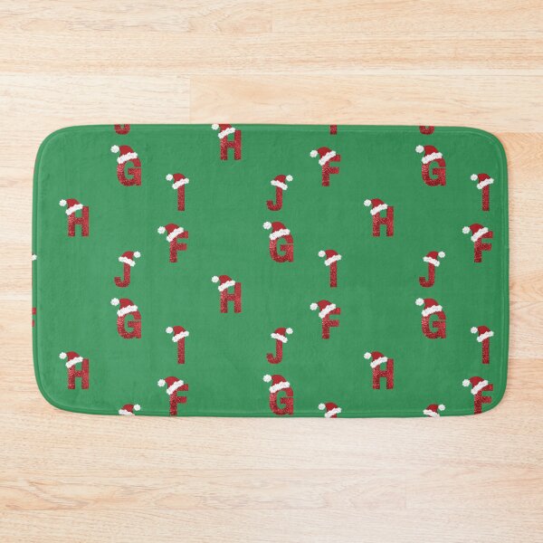 Item preview, Sparkly Christmas Letters F, G, H, I, J sticker pack designed and sold by LiveAndGlow.