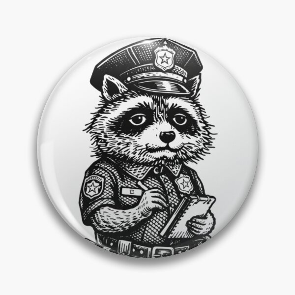 Item preview, Anxiety Raccoon Police Meme – Anxiety Has Pulled Me Over Again designed and sold by Region.