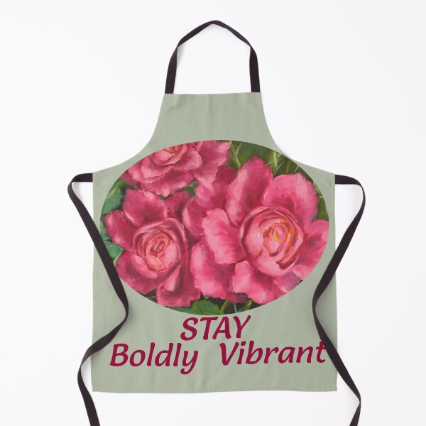 Item preview, Stay Boldly Vibrant – Hand Painted Pink Roses designed and sold by JurateArt-DK.