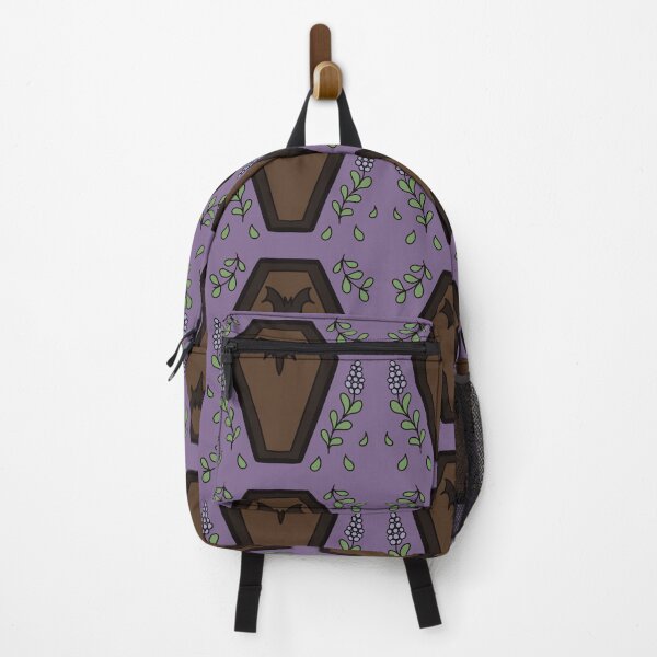 Item preview, Purple Goth Coffin Pattern designed and sold by sleepyheadedbb.