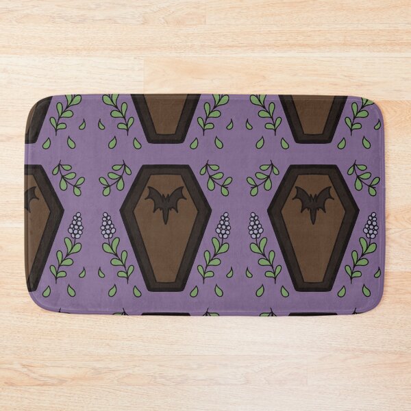 Item preview, Purple Goth Coffin Pattern designed and sold by sleepyheadedbb.
