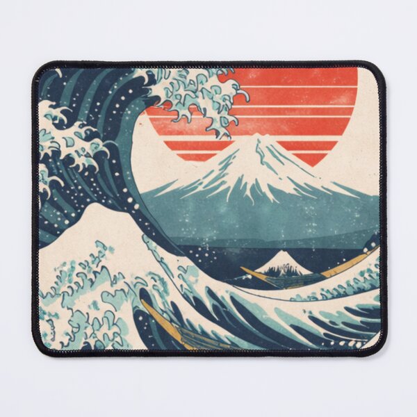 Item preview, Japanese Great Wave Poster, Mount Fuji Japan Art, Vintage Japanese Wave Print, Sakura Japan Wall Art, Japanese Aesthetic Poster designed and sold by Art-Selling.