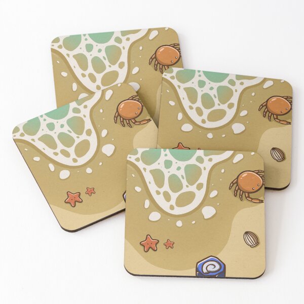 Item preview, Beach Wallpaper – Sand & Sea Cute Art  designed and sold by xMamako.