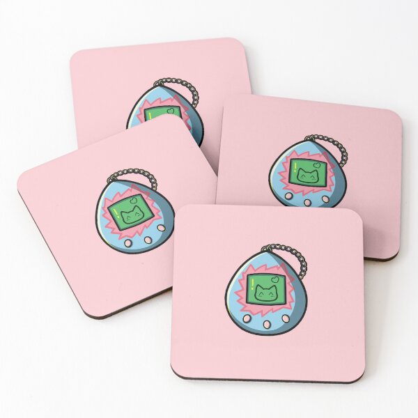 Item preview, Cute Tamagotchi Cat Sticker – Pastel Retro Kawaii designed and sold by xMamako.