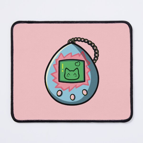 Item preview, Cute Tamagotchi Cat Sticker – Pastel Retro Kawaii designed and sold by xMamako.