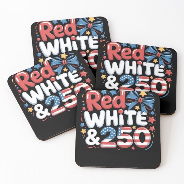 Item preview, Red White & 250 Anniversary Doodle Coquette Bow Preppy Patriotic designed and sold by Oualid Art.