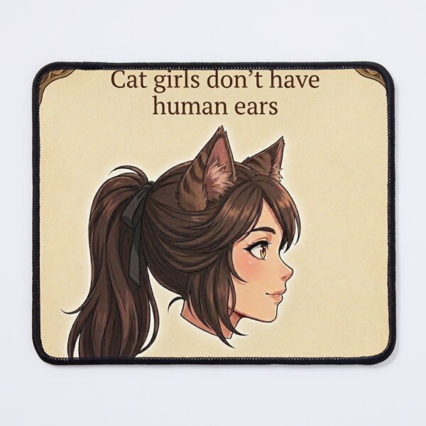 Item preview, Catgirls don't have human ears designed and sold by The King's general goods.