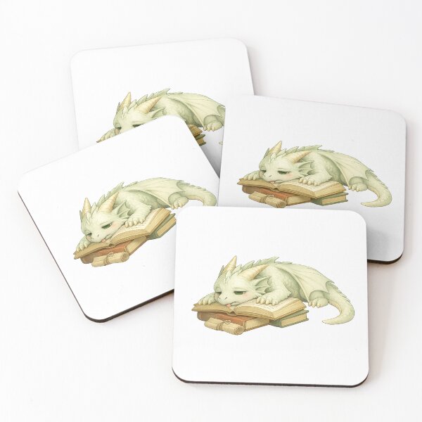Item preview, Sleepy Book Dragon designed and sold by Hatchling Hollow.