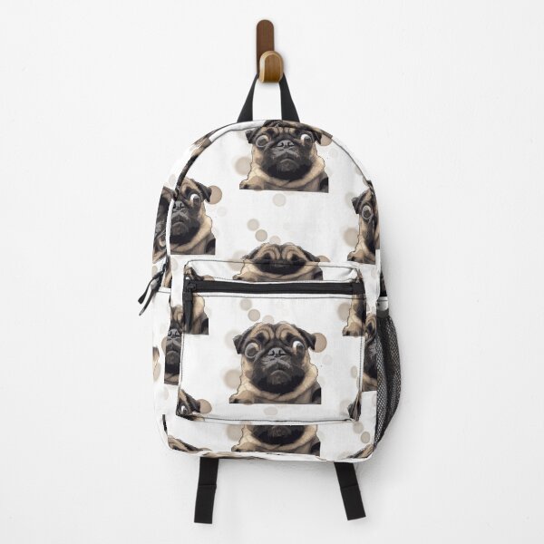 Item preview, Surprised Pug Dog - Funny Illustration designed and sold by iamKRUK.