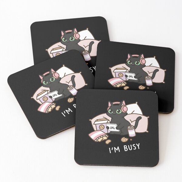Item preview, I'm Busy Gamer Cat designed and sold by TshirtsOnline-.