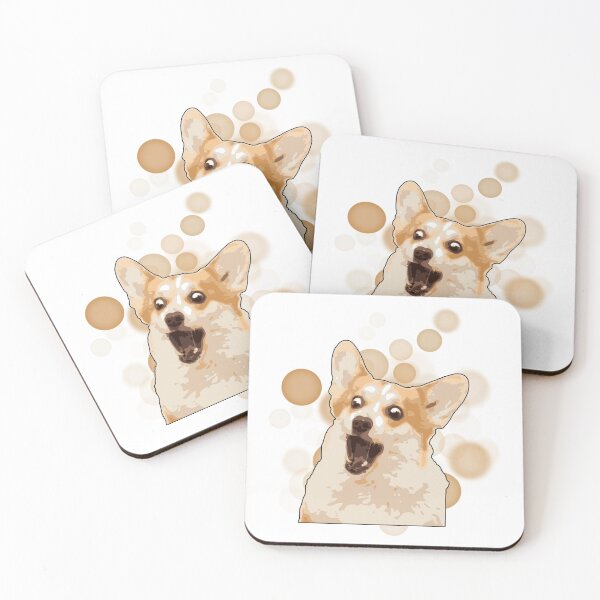 Item preview, Shocked Corgi Dog - Funny Illustration designed and sold by iamKRUK.