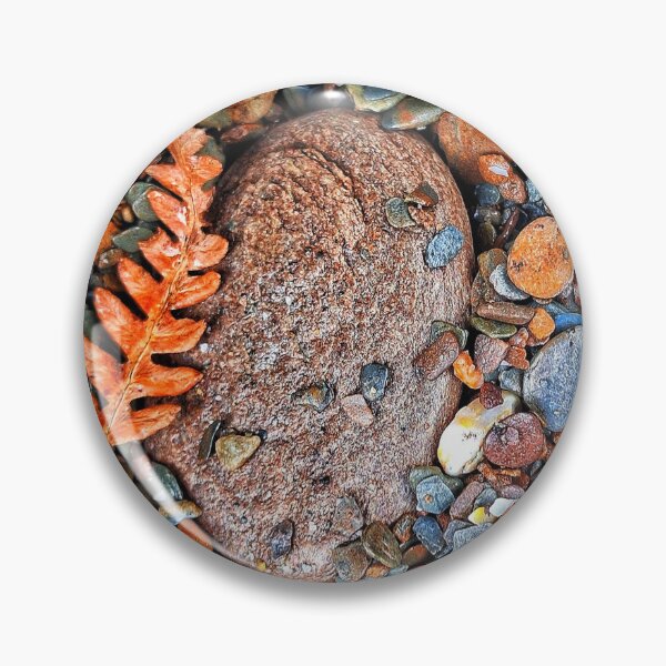 Item preview, Earthy Pebbles and Dried Fern Nature Macro Photography designed and sold by 21mandatory.