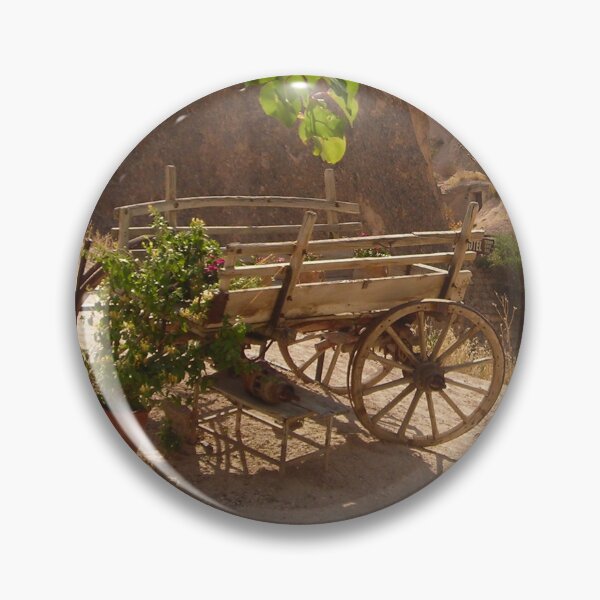 Item preview, Rustic Cart Among Stone Dwellings designed and sold by OzdizdarStudio.