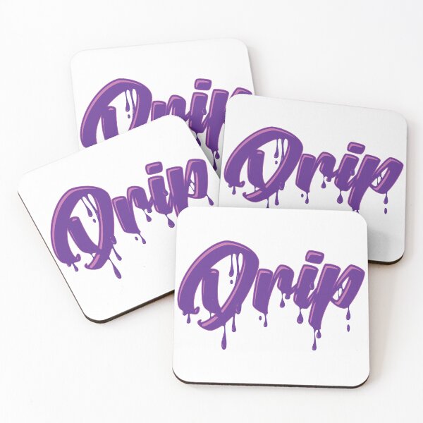 Item preview, Dripping, Purple Drip Lettering designed and sold by wickedpretty.