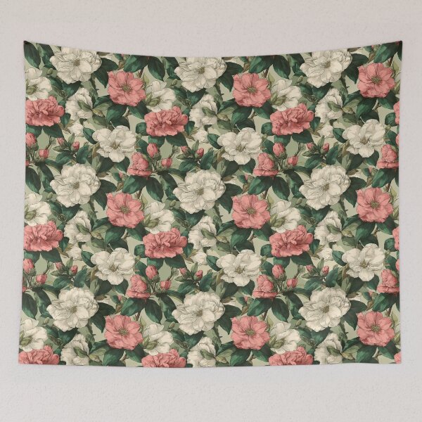 Item preview, Fragrant Gardenias Texture  - Birth Flower Pattern  - Father'S Day Gift Ideas designed and sold by RoyalStarsPatts.