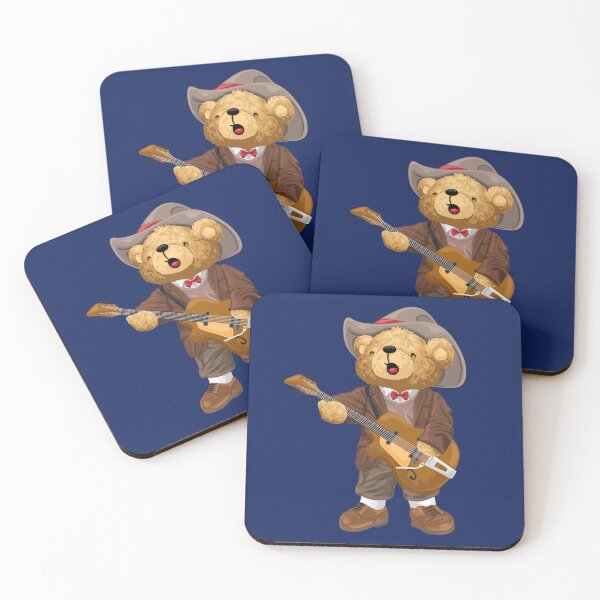 Item preview, Vintage Singer Teddy Bear Playing Guitar designed and sold by Bhonard 21.