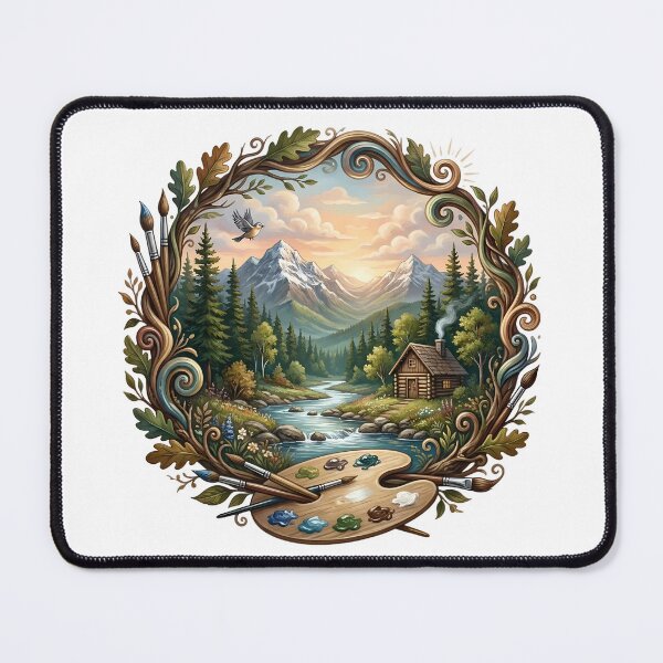 Item preview, Bob Ross Inspired Fan Art designed and sold by GymTanLaundry.