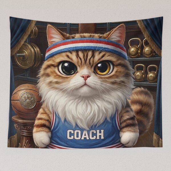 Item preview, The Hall of Fame Coach Portrait designed and sold by CataosMeow.