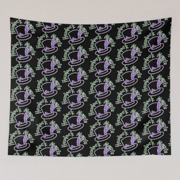 Item preview, Hemlock Morris logo in purple with green text designed and sold by Hemlock-Morris.
