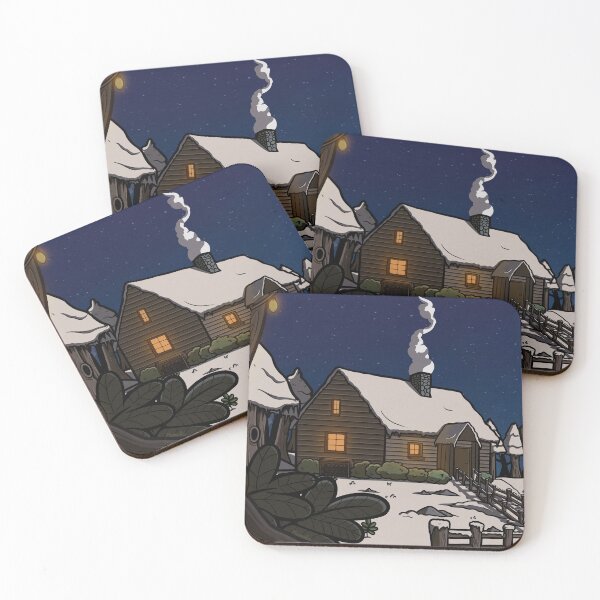 Item preview, Winter Night Cottage - Night version designed and sold by xMamako.