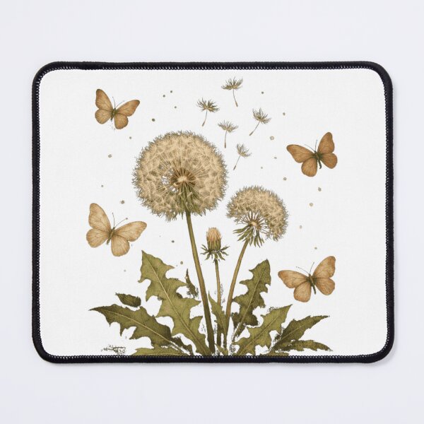 Item preview, Dandelion puff and moths designed and sold by sinkedink.