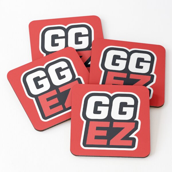 Item preview, GG EZ – Viral Gamer Minimalist Sticker designed and sold by MerlinWear.