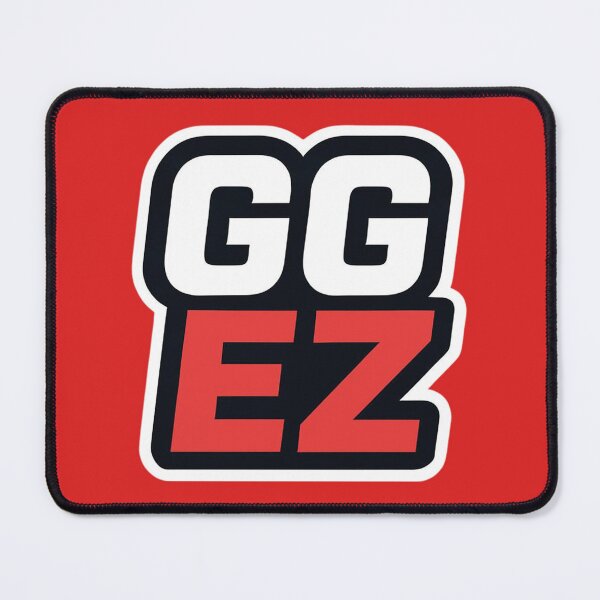 Item preview, GG EZ – Viral Gamer Minimalist Sticker designed and sold by MerlinWear.